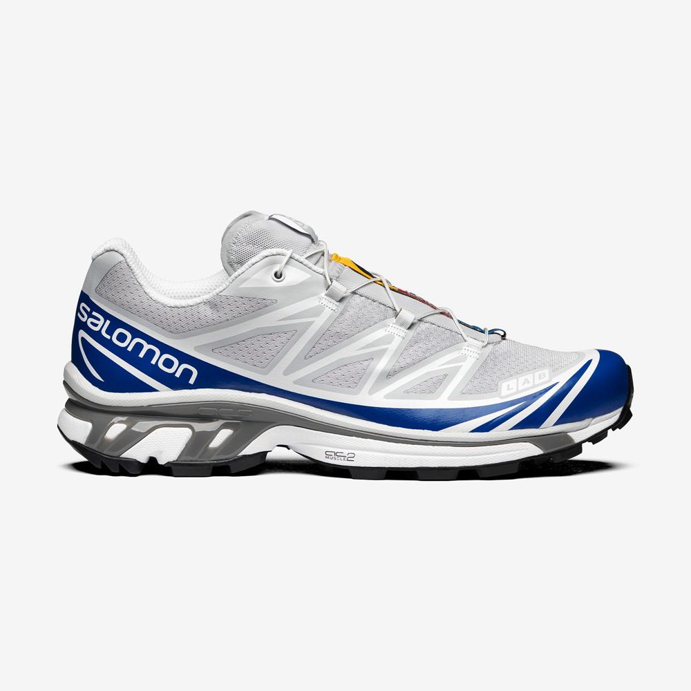 Salomon Israel XT-6 - Mens Sneakers - Blue / White (LVWQ-61204)